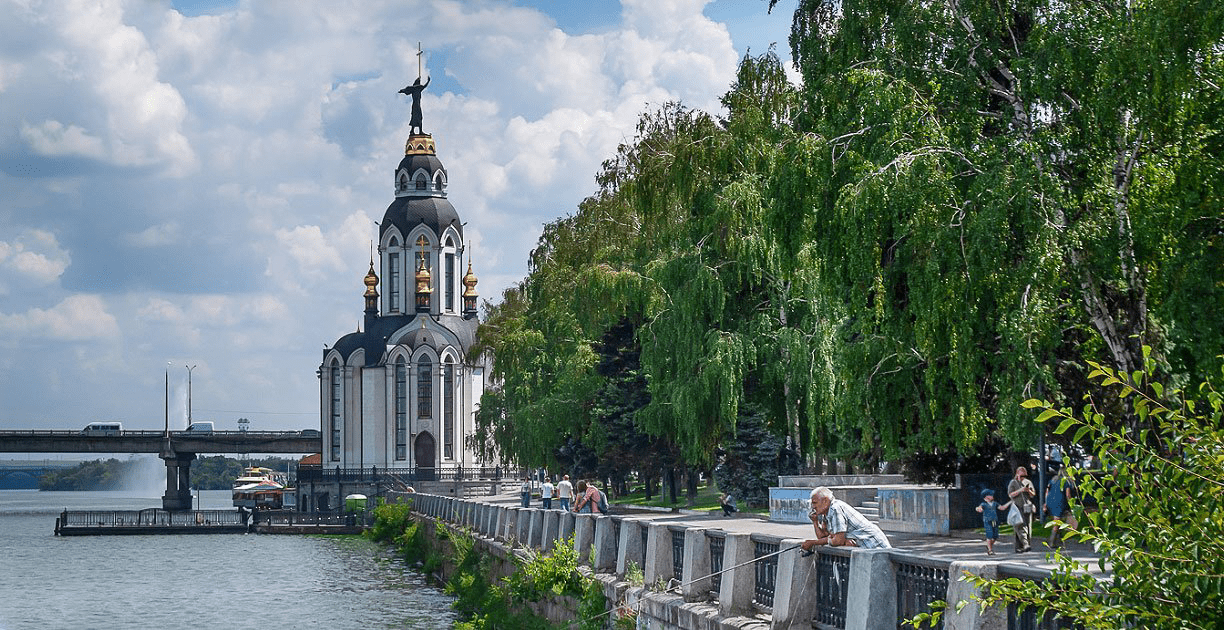 Церкви, костели, монастирі - «Храм собору святого Іоанна Хрестителя» -  Дніпро, вул. Січеславська Набережна, 27 Д